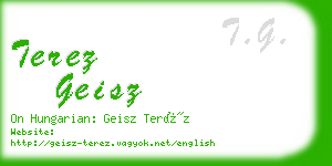 terez geisz business card